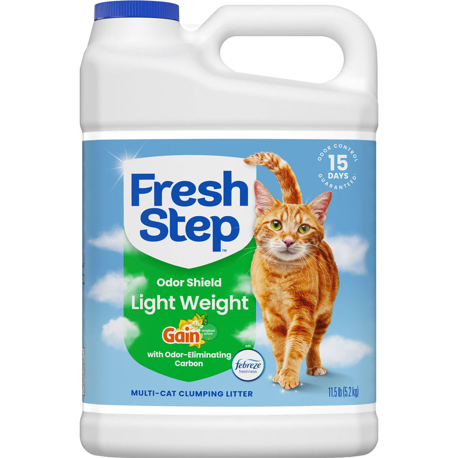 Fresh Step Odor Shield Light Weight Clumping Litte, Gain, 11.5 lb
