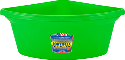 Fortiflex Corner Fence Mount Feeder, Mango, 24 qt - Wall & Corner Feeders
