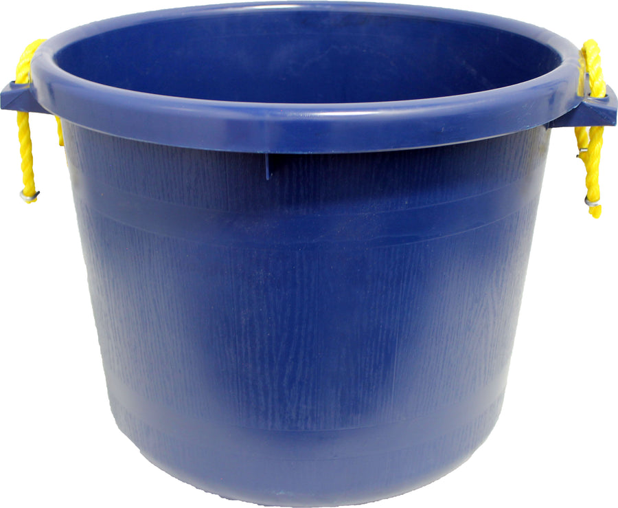 Fortiflex Multi-Purpose Bucket, Sapphire Blue, 70 qt - Tubs