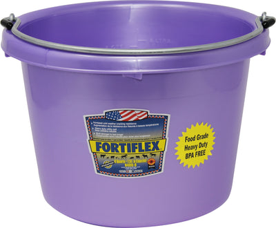 Fortiflex Utility Pail, Purple, 8 qt - Bucket General