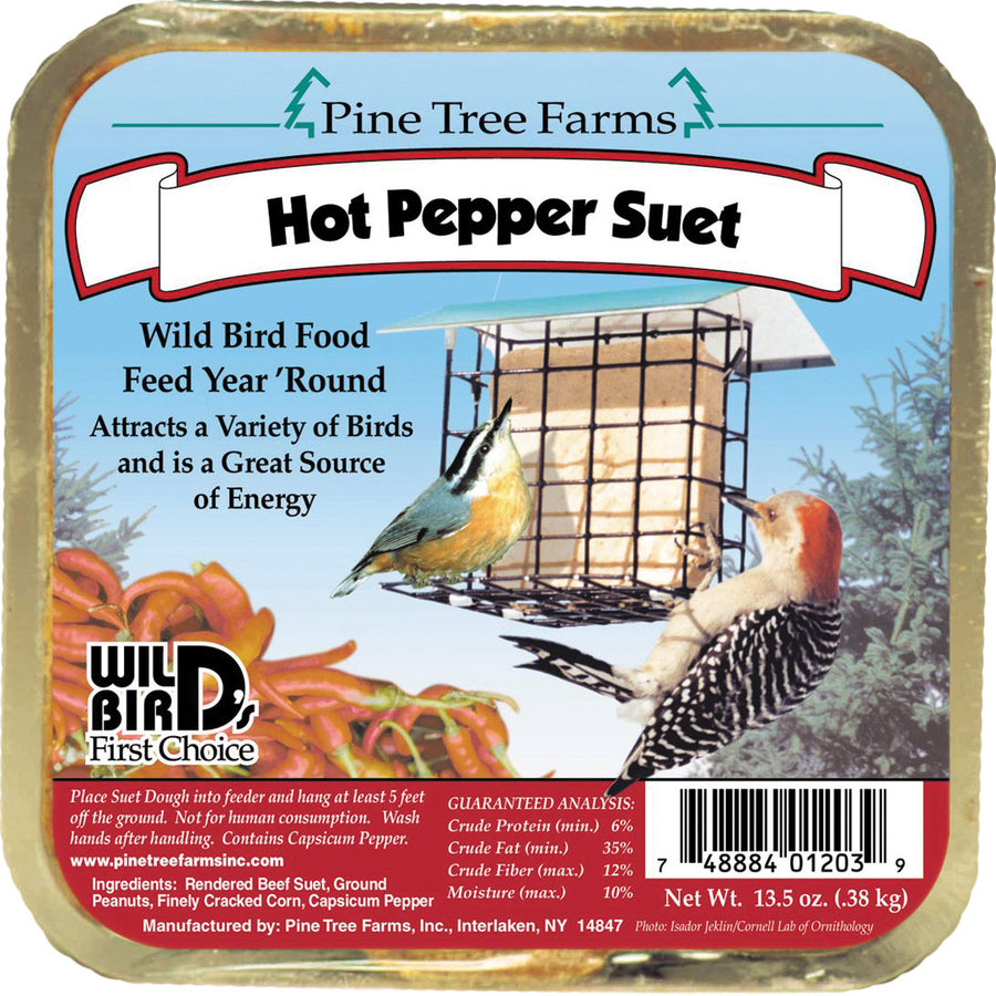 Pine Tree Farms Suet Cake, Hot Pepper, 12 oz - Suet Cakes