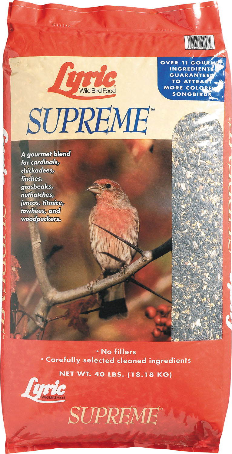 Lyric Supreme Wild Bird Mix, 40 lb - Wild Bird Seed Mix-General