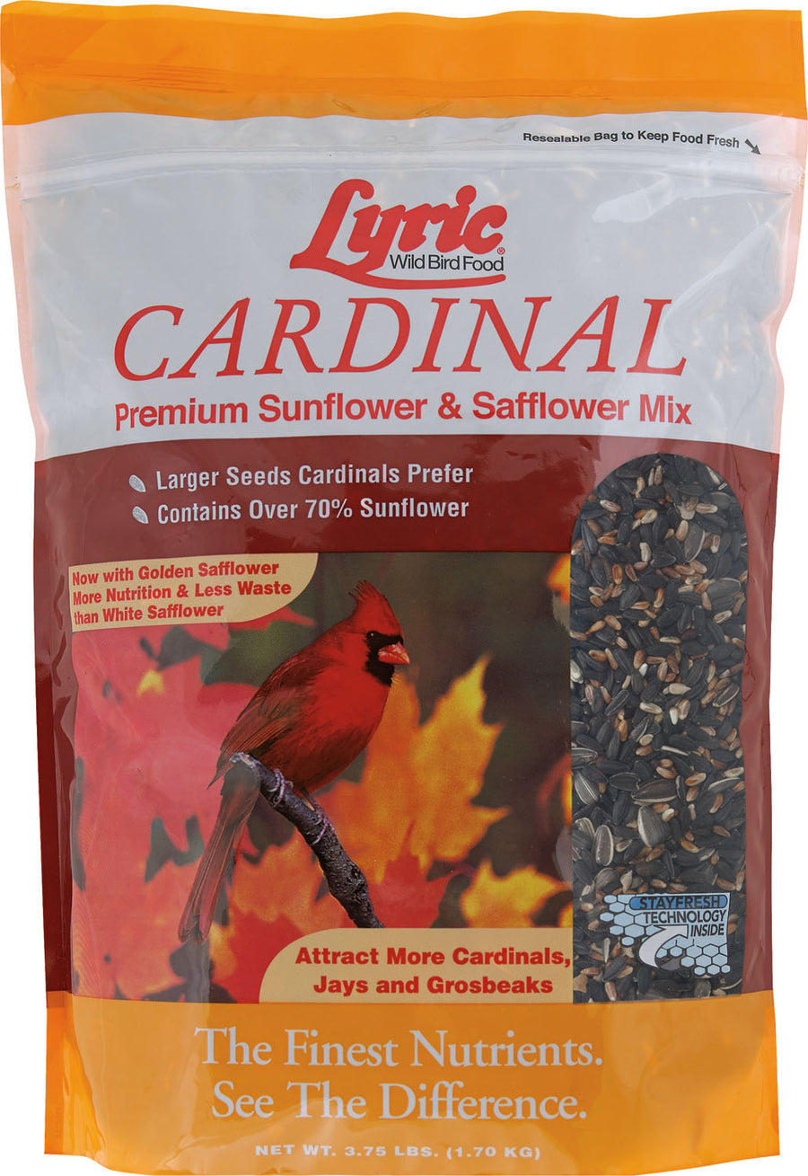 Lyric Cardinal Sunflower & Safflower Mix, 3.75 lb - Cardinal Mix