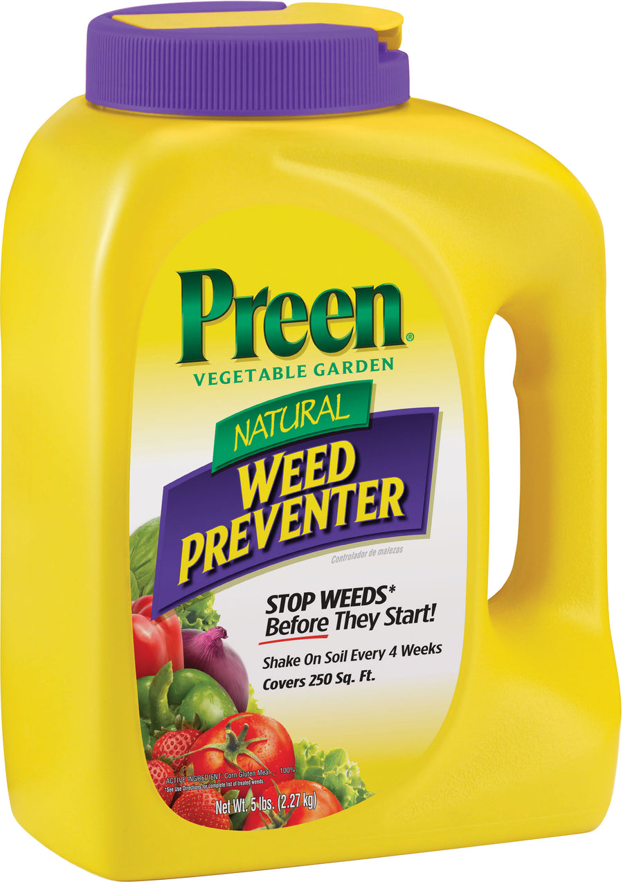 Preen Natural Vegetable Garden Weed Preventer, 250 sq ft - Granular