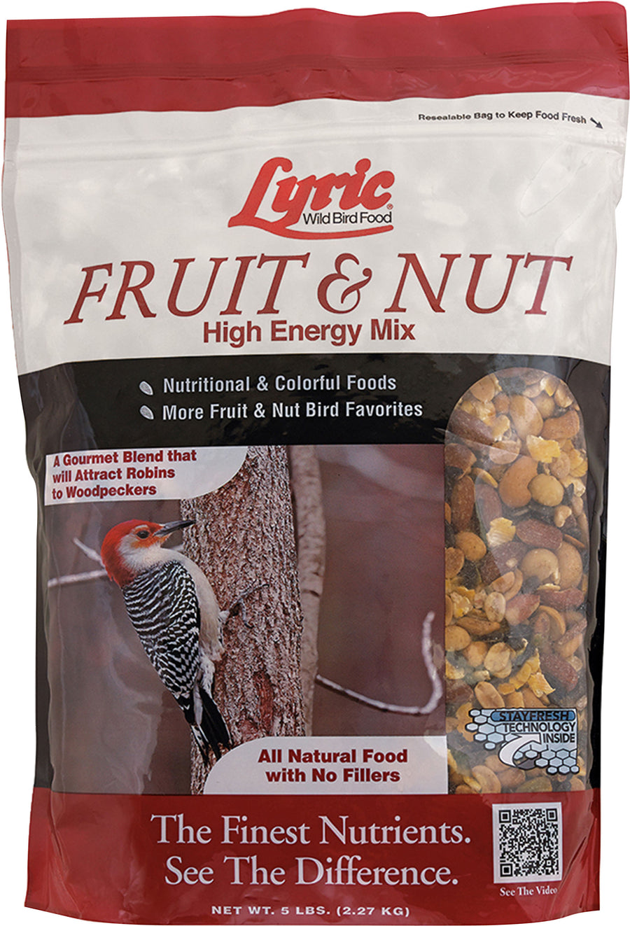 Lyric Fruit & Nut High Energy Wild Bird Mix, 5 lb - Wild Bird Seed Mix-General