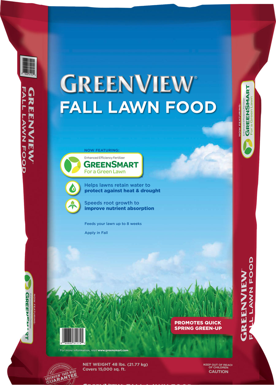 Greenview Fall Lawn Food W/Green Smart, 15000 sq ft - Granular Fertilizer