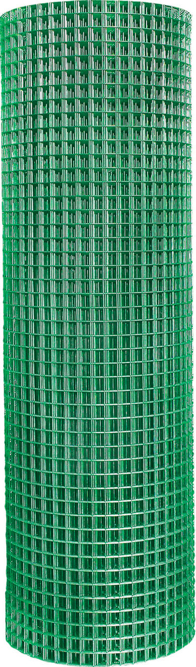 Garden Zone Heavy Duty Mesh PVC Fence 16 Gauge, Green, 1x1x48 in x 100 ft - Cage Wire