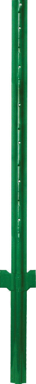 Garden Zone Heavy Duty Fence U-Post, Green, 5 ft - U Post Metal