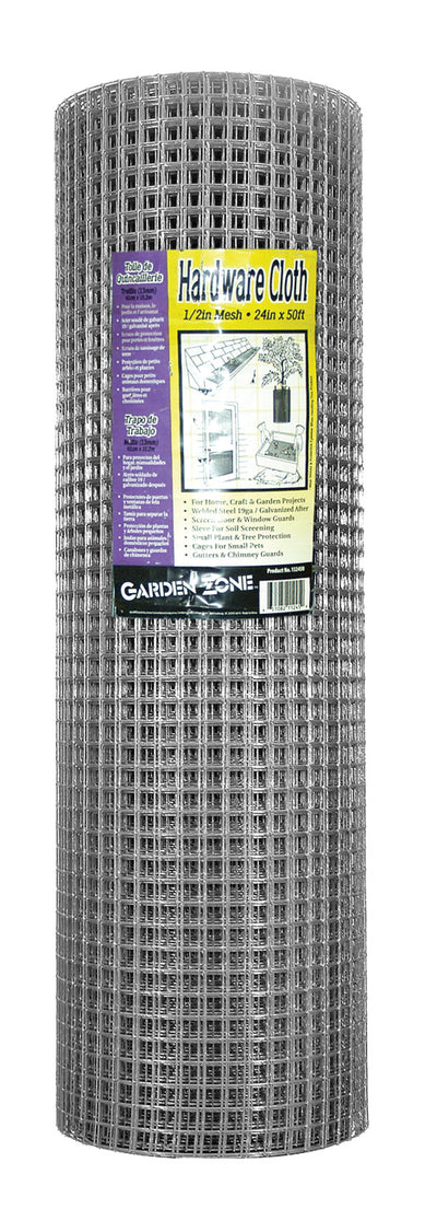 Garden Zone Hardware Cloth 1/2 Inch, 1/2x24 in x 50 ft