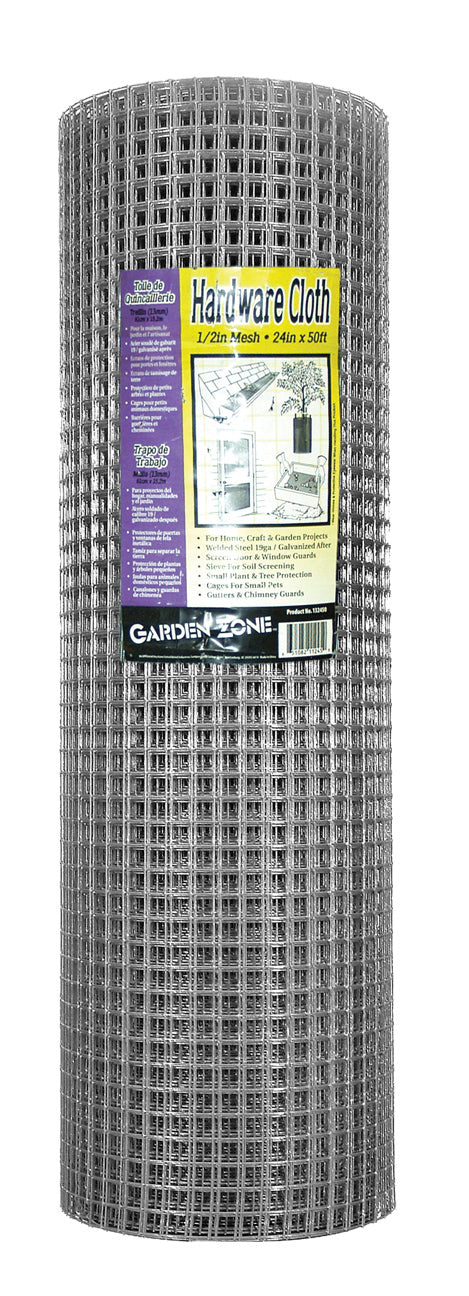 Garden Zone Hardware Cloth 1/2 Inch, 1/2x24 in x 50 ft