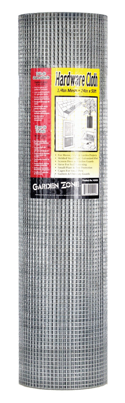 Garden Zone Hardware Cloth 1/4 Inch, 1/4x24 in x 50 ft