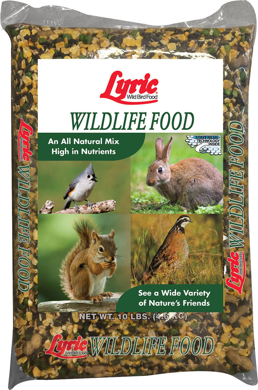 Lyric Wildlife Food, 10 lb - Squirrel/Wildlife Food
