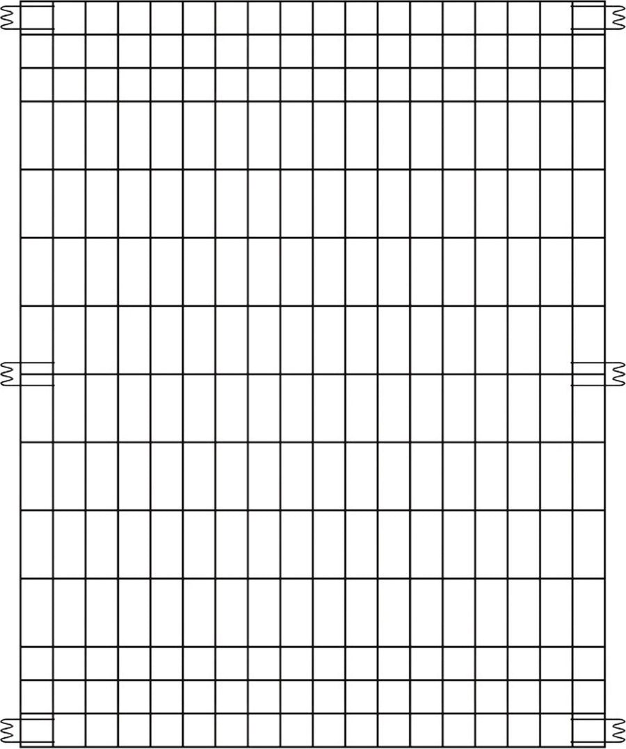 Multi Use Garden Fence Panel, 44x36 in - Decorative