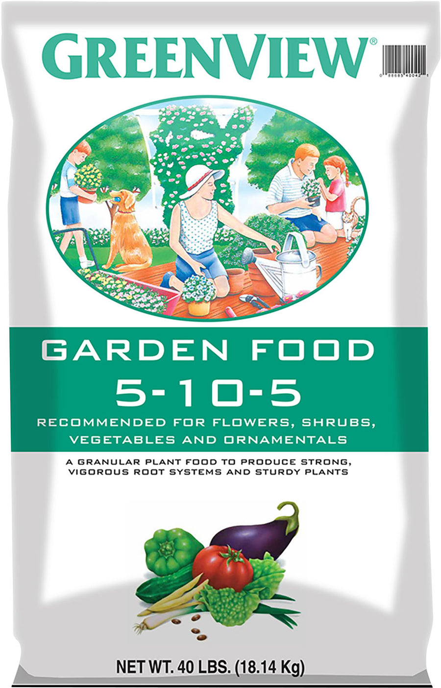 Greenview All Purpose Garden Food 5-10-5, 40 lb - Granular Fertilizer
