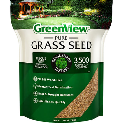 Greenview Pure Grass Seed Dense Shade Mixture, 7 lb - Grass Seed Shady