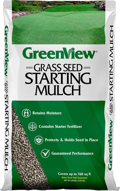 Greenview Grass Seed Starting Mulch, 360 sq ft - Granular Fertilizer