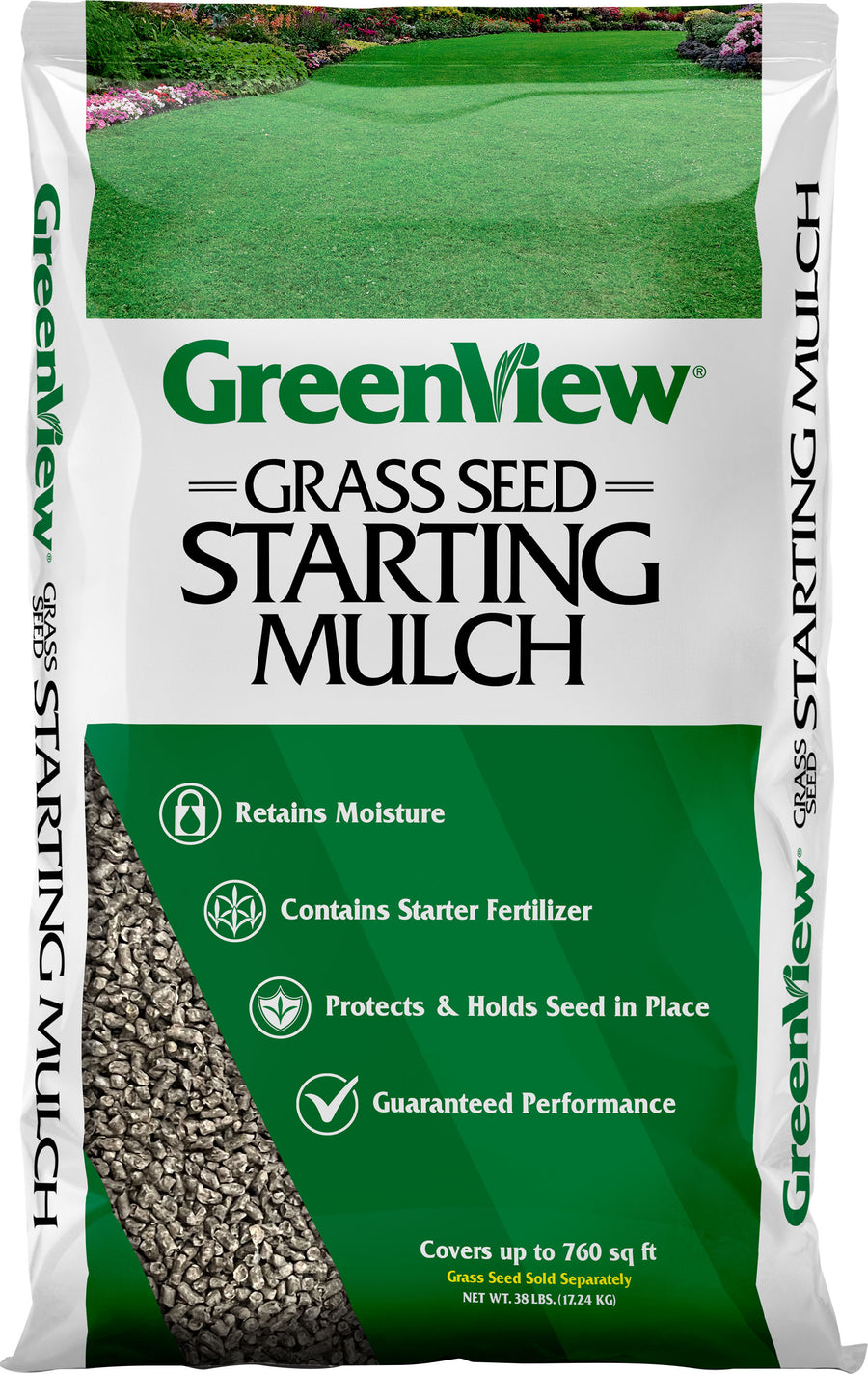 Greenview Grass Seed Starting Mulch, 360 sq ft - Granular Fertilizer