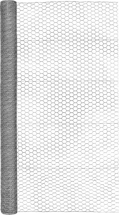 Garden Zone Galvanized Hex Netting, 1x60 in x 50 ft - Hex Netting 1 Inch