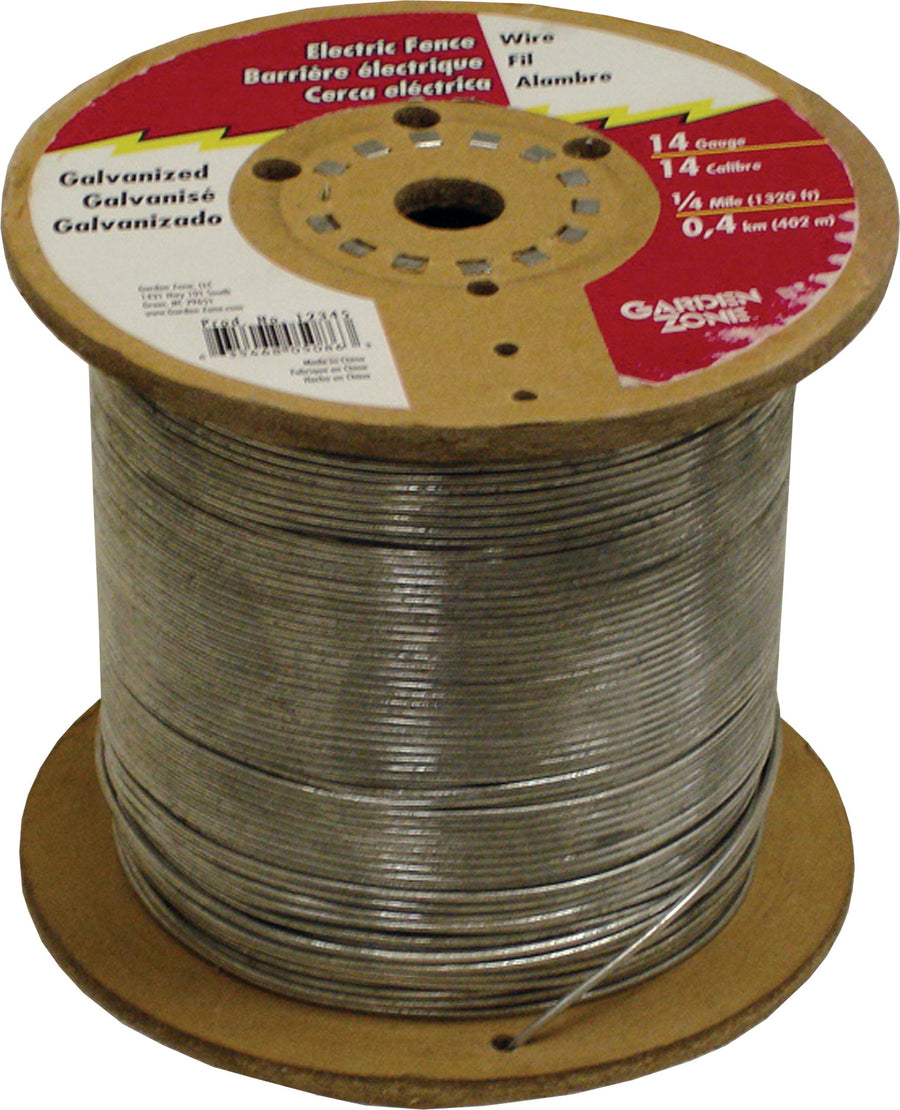 Garden Zone Origin Point Electric Fence Wire, 1/4 Mile - Smooth Wire