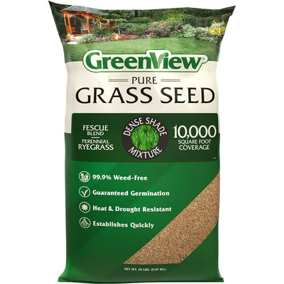 Greenview Pure Grass Seed Dense Shade Mixture, 20 lb - Grass Seed Shady