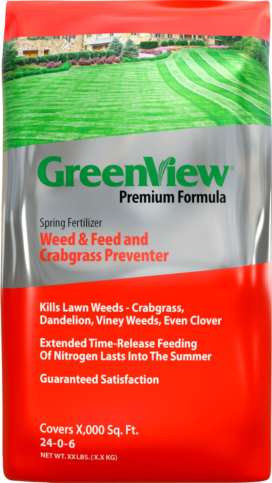 Greenview Premium Formula Weed&feed W/Crabgrass, 10000 sq ft - Granular Fertilizer
