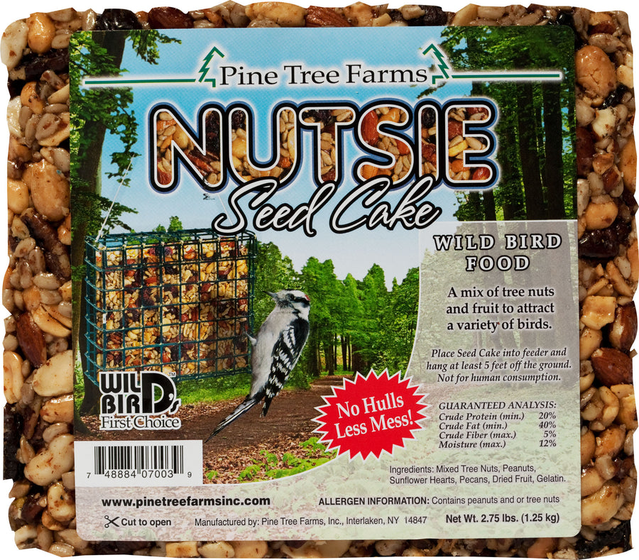 Pine Tree Farms Seed Cake, Nutsie, 2.75 lb - Seed Cakes