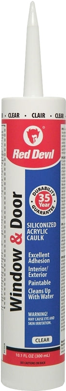 Red Devil 0115CA Siliconized Acrylic Caulk
