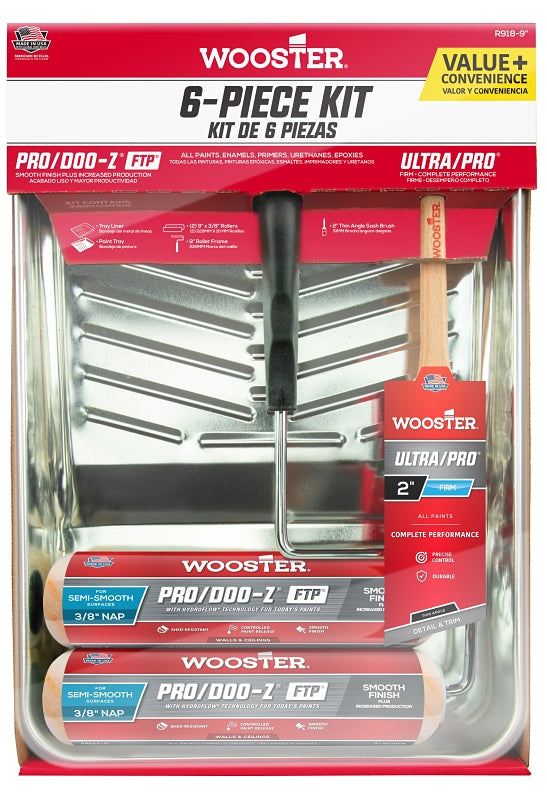 Wooster Pro/Doo-Z FTP R918-9 Paint Roller Kit