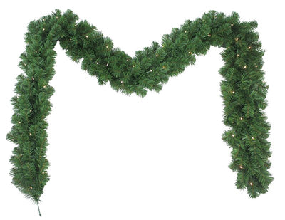 Puleo Asia Limited 333-4041-G9/10 Pre-Lit Western Hemlock Garland