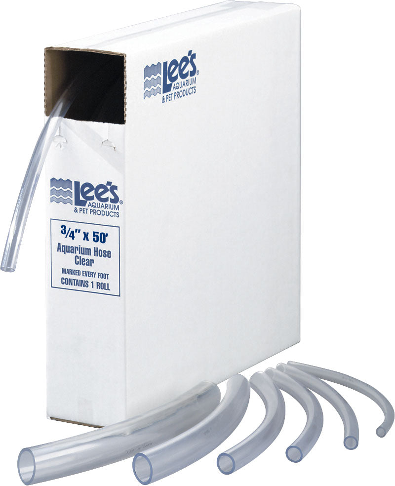 Lee's Aquarium Tubing, Clear, 3/4 in x 50 ft - Hose and Fittings