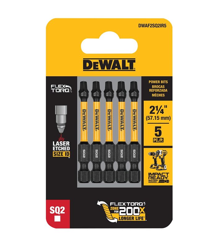 DEWALT DWA2SQ2IR5 Screwdriver Bit