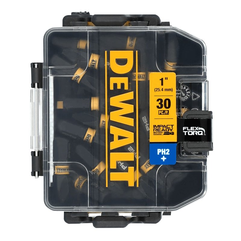 DEWALT IMPACT READY Series DWA1PH2IR30 Screwdriver Bit Set with Toughcase+ System