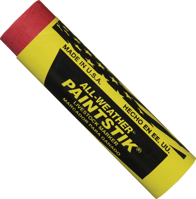 La-Co All-Weather Paintstik Livestock Marker, Red, 12 ct - Paint Sticks