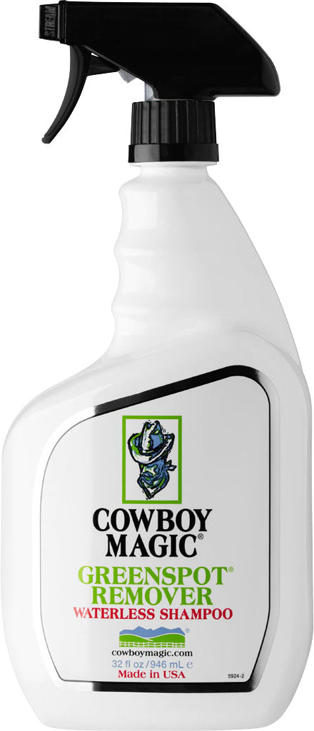 Cowboy Magic Greenspot Remover Waterless Shampoo, 32 oz - Spot/Tough Clean