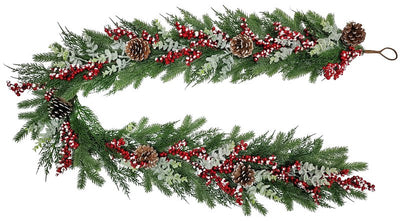 Puleo Asia Limited 312-4461-G6/10 Classic Snowy Garland
