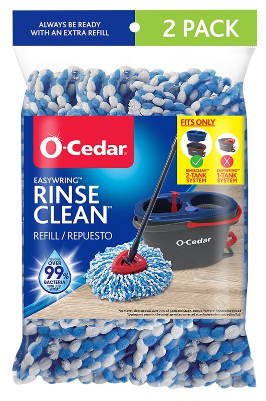 O-Cedar EasyWring RinseClean Series 172092 Spin Mop Refill