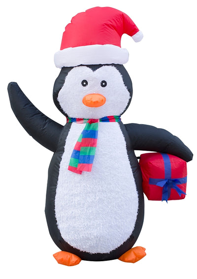 Hometown Holidays 90519 Inflatable Bear Moose Penguin
