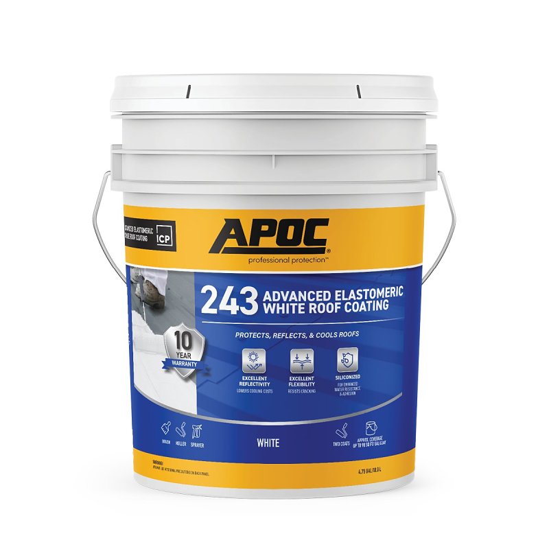 APOC AP-243 Series AP-2435 Advanced Elastomeric Roof Coating