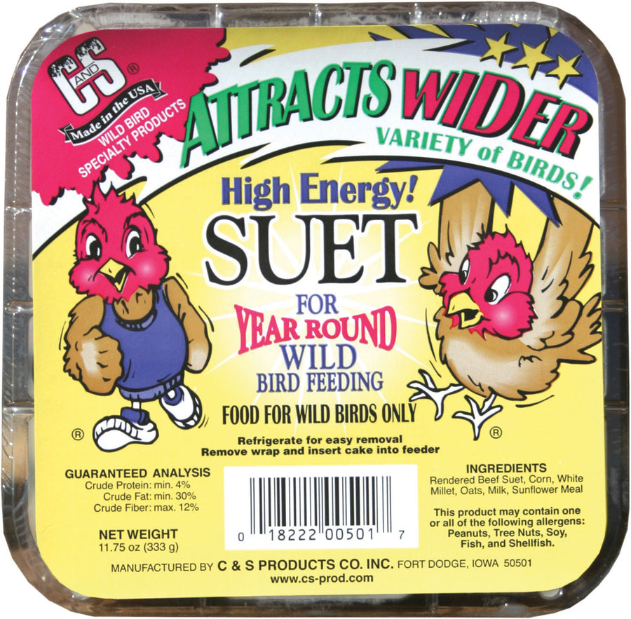 C&s Treat Suet, High Energy, 11.75 oz - Suet Cakes