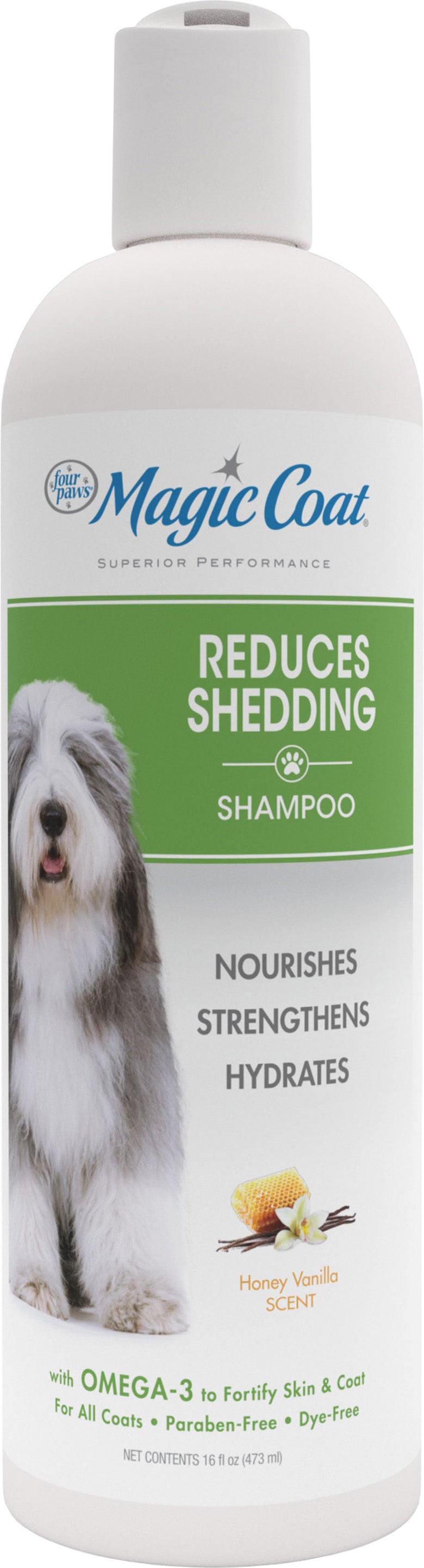 Four Paws Magic Coat Shed-Reducing Shampoo, 16 oz - Shed Control