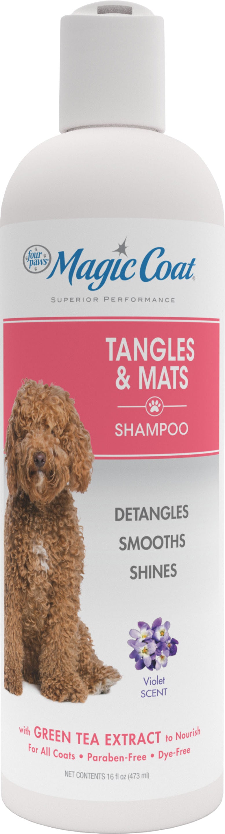 Four Paws Magic Coat Tangles & Mats Shampoo, 16 oz - Shampoos & Wipes