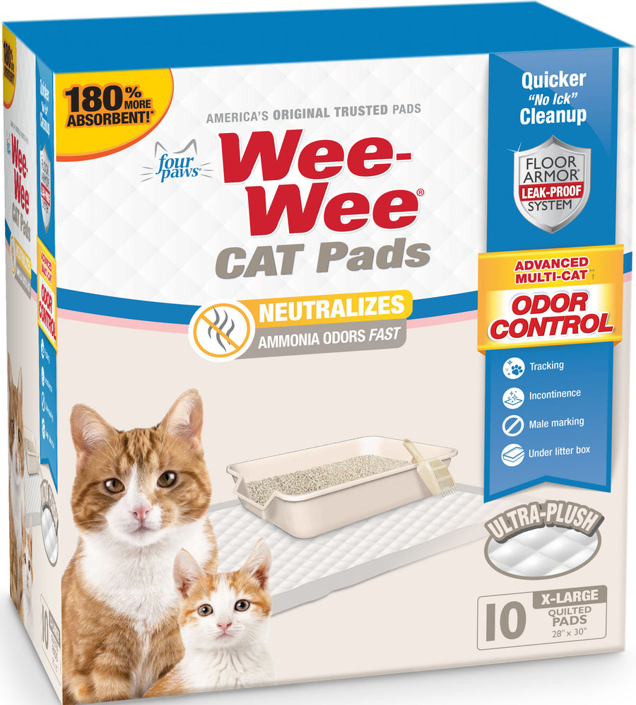 Four Paws Wee-Wee Cat Pads, 10 pk - Mats