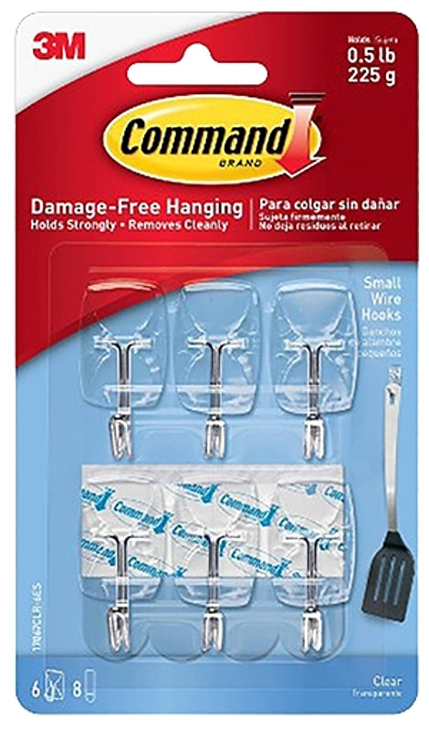 Command 17067CLR-6ES Wire Hook
