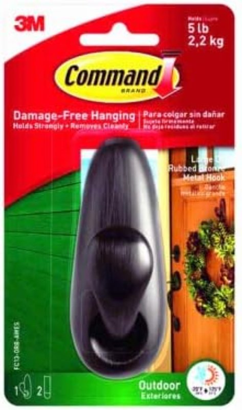Command Forever Classic Series FC13-ORB-AWES Large Outdoor Hook
