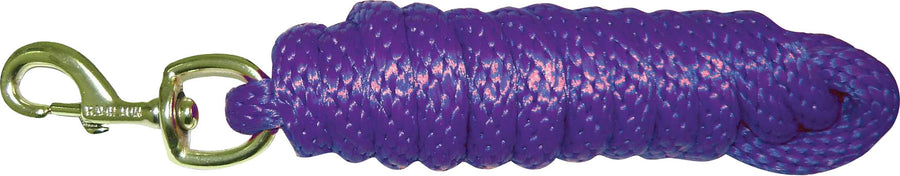 Hamilton Poly Lead W/Bolt Snap, Purple, 10 ft - Leads