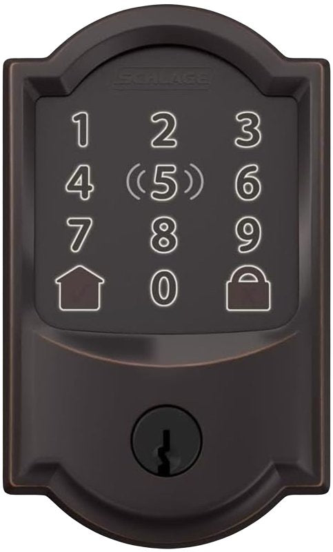 Schlage Encode Plus BE499WBV CAM 716 Smart Wi-Fi Deadbolt With Camelot Trim