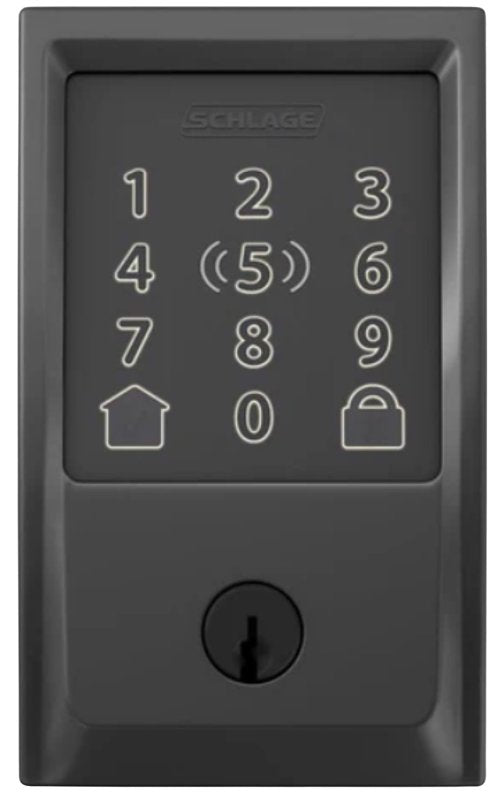 Schlage Encode Plus BE499WBV CEN 622 Smart Wi-Fi Deadbolt With Century Trim