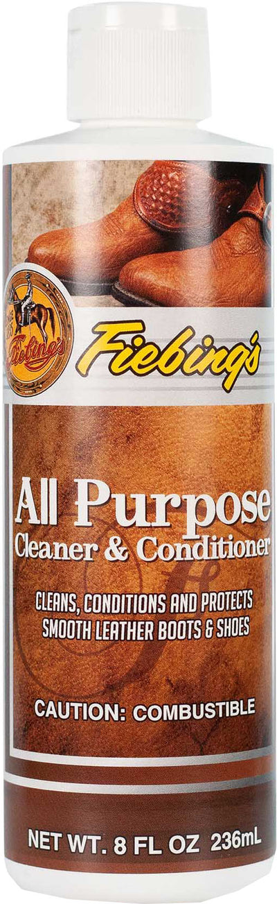 Fiebings Fiebing's All Purpose Cleaner & Conditioner, 8 oz - Boot Care & Polish