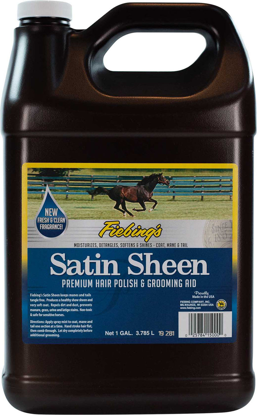 Fiebings Fiebing's Satin Sheen Hair Polish, 1 gal - Detanglers & Shine