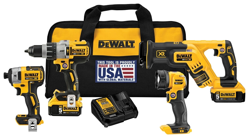 DEWALT DCK494P2 Combination Tool Kit